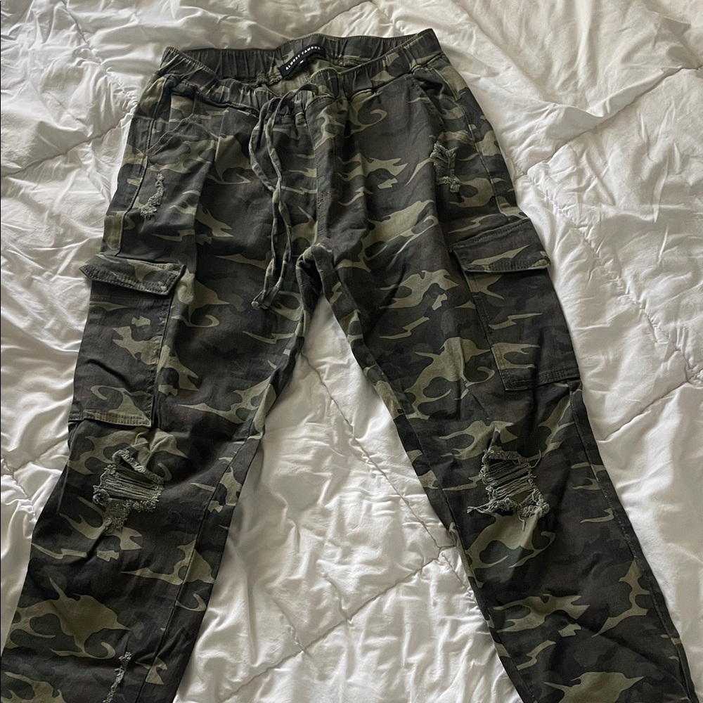 Almost Famous Camouflage Joggers with Pockets